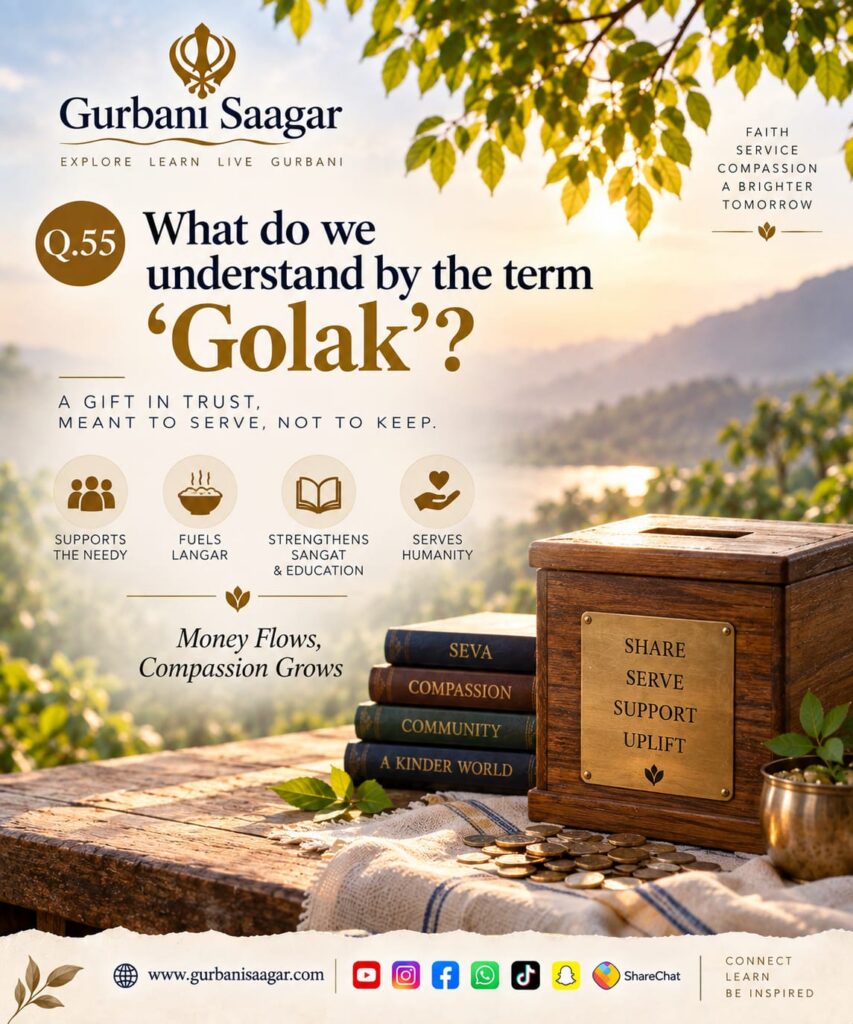 Q. 55. What do we understand by the term "Golak"? img 20260912 wa0004